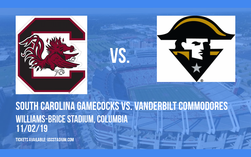 South Carolina Gamecocks vs. Vanderbilt Commodores at Williams-Brice Stadium